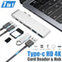 Woo TYPE-C hub 7 in 1 to HDMI 2*USB3.0 SD/TF PD